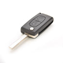 1 Button Car Folding Key for  Jumper C2 C3 C4 C5 C6 C8 Berlingo LJ