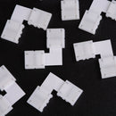 2X 4Pin L Cross Shape PCB Corner Connector For LJB 3528 5050 LED Strip Light ME