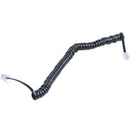 Replacement RJ9 4P4C Plug Coiled Stretchy Telephone Handsets Cable Line Bla R3P1