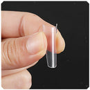 500 C Curve Shape False Nails Nail Tips forManicure Decor - 10 Sizes Clear