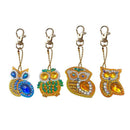 DIY Full Drill Special-shaped Diamond Painting Girl Bag Animal Pendant Key Chain