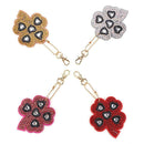 4pcs DIY Full Drill Special Shaped Diamond Painting Plant Shape Keychain