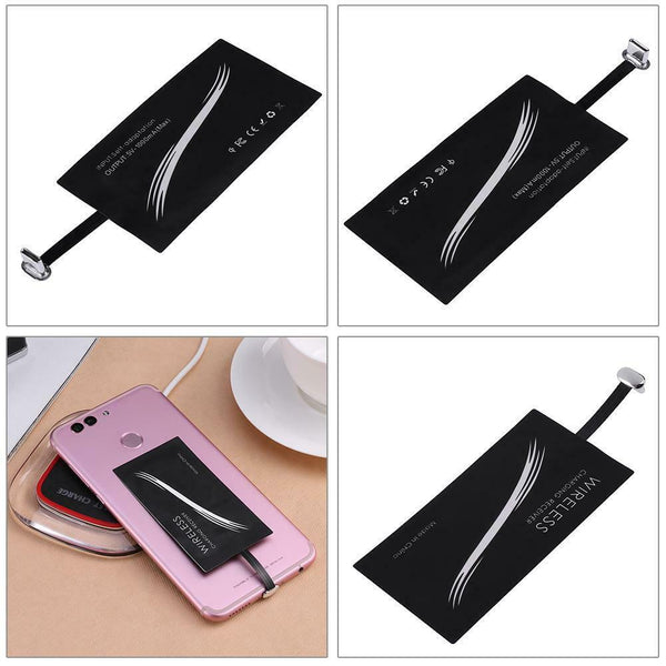 Type C USB-C Qi Wireless Charger Charging Receiver Adapter Pad For Android #gib