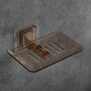 Soap Dishes Drain Holder Bathroom Organizer Wall Mounted Storage Rack Soap
