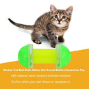 12pcs/Set Cat Dumbbell Bell Balls Pet Sound Rattle Plastic Interactive Toys