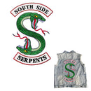 Fashion Double-headed Serpents Embroidery Iron Sew on Patch Jean Applique Badge
