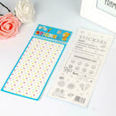 5 Sheets kids Cartoon Animal Fruit Bubble Stickers Children School Reward G X9H7