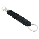 Outdoor Survival Kit Paracord Key Chain Rope Parachute string Lanyard Black