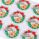 90pcs Merry Christmas Sealing Stickers DIY Gifts Labels Candy Packaging TagsLJ