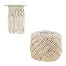 4mm Macrame Rope Natural Beige Cotton Twisted Cord Artisan Hand Craft DIY 100M