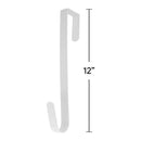 Over Door Wreath Hook - Thin Metal Over Door Wreath Holder Seasonal Hanger  A3B5