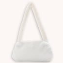 Animal Pattern Underarm Bag Women Mini Plush Shoulder Handbags Purse (1)