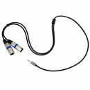Multi-Function Audio Cable 3.5/6.35mm Male Jack to Double XLR Male Jack Cab