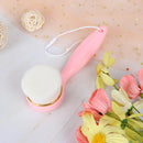 Fiber Face Clean Wash Facial Pore Deep Cleansing Mild Brush Soft Handle Brush Kw