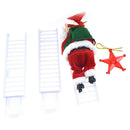 Electric Santa Claus Climbing Ladder Stairs Light Music Toys A