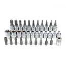 2018 New 34 piece socket wrench set car repair Tool blue