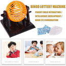 Large Traditional Bingo Game Family Revolving Ball Cards Machine Dispenser T8W7
