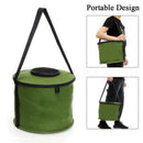 Lightweight Compact Collapsible Water Bucket Fishing Camping Portable Bag BFJ