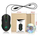 4800DPI LED USB Wired Gaming Backlight Game Mouse Pro Gamer Mice For Laptop
