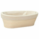 25cm Oval Rattan Cane Bread Proofing Liner Basket Durable for DIY Handmade  Q2Q2