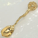 10pcs Retro Shape Handle Coffee Spoon Tea Dessert Soup Condiment Scoop