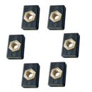6pcs M6 Copper Nut Nutsert Nylon Hardware for Kayak Boat Mariner Trail Rail M6