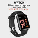 116 Plus 1.3 inch Screen Smart Bracelet Fitness Tracker Wristband (Black)