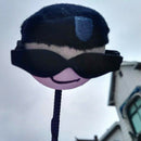 1Pc White handsome boy car antenna pen topper aerial eva ball decor ornamenB.ES