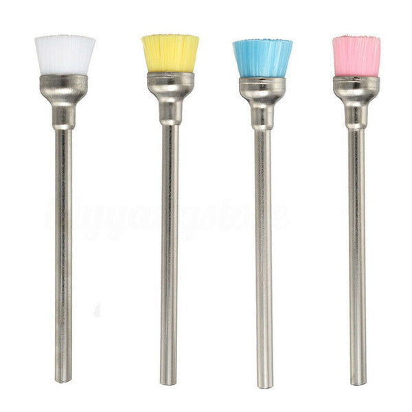 4Pcs Brush Electric Nail Art File Drill Bit For Cleaning Brush Manicure S5A6