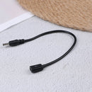 DC power micro usb female socket to dc 3.5 x 1.35mm male plug adapter cable Jlj