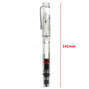 Caliarts Ego Transparent Piston Fountain Pen  Fine Nib Writing Gift