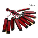10Pcs 24V 6 LED Red Rear Side Marker Light Position Car Truck Trailer Lorry