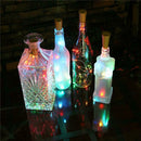 1m 10 LED Bottle Stopper Waterproof Solar Energy String Light(Warm White)