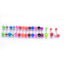 16Pcs New Different Style Tongue BarTongue Bar Body Piercing Surgical Jewelry  Z