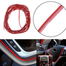5M 4mm Auto Car DIY Decor Strip Line Interior Exterior Moulding Trim (Red) hv2n