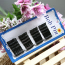 Convenient 56Pcs Black Hair Clips Flat Top Bobby Pins Grips Salon Barrette CBAU