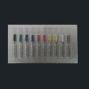 10 pcs Dental Endodontic Root Canal Stainless Steel Barbed Broaches 25mm TO F6Q2