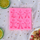 Xmas Gingerbread Christmas Silicone Mold Fondant Cake Mould Candy MoldJ Gw