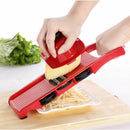 6 Blades Vegetable Cutter with Steel Blade Slicer Potato Peeler Carrot Grater OZ