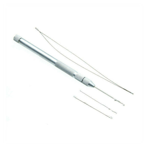 Ventilating Wire Pulling Hook Loop Threader Needles Kit for Making Lace Wig Hair