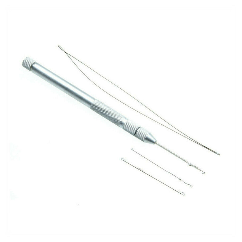 Ventilating Wire Pulling Hook Loop Threader Needles Kit for Making Lace Wig Hair
