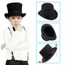 Black Kids Hat Folding Collapsible Top Hat Magic Magician Performer Trick M2E2