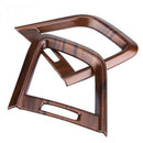 2Pcs Peach Wood Grain Front Side Air Conditioning Outlet Vent Cover Trim De