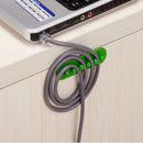 2pcs Desk Tidy Wire Drop USB Charger Cable Clip Cord Holder Organizer Line Fixer
