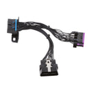16-pin  OBDII Extension Cable Male To 2x Female Diagnostic Interface Y Splitter