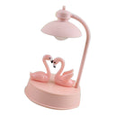 Flamingo Music Decor Night Light Table Lamp Birthday Gift 15x9.5CM-B