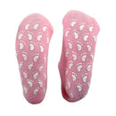 2 Pink Moisturizing Cracked Dry Gel Spa Foot Feet Care Socks [Misc.]