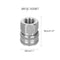 Stainless Steel Pressure Washer Adapter Set G3/8 Inch Female Quick Connect
