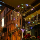 5pcs Colorful LED Light Balloon Latex Clear Round Flash String Decorations