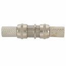 3 x F TO F CONNECTORS, JOINERS, COUPLERS FOR MALE F PLUG + PLUGS X3 C2I9